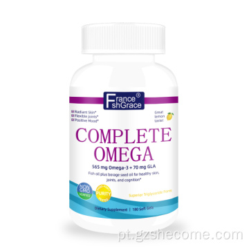 Suplemento de óleo de peixe melhorar a saúde óssea ômega3 softgels